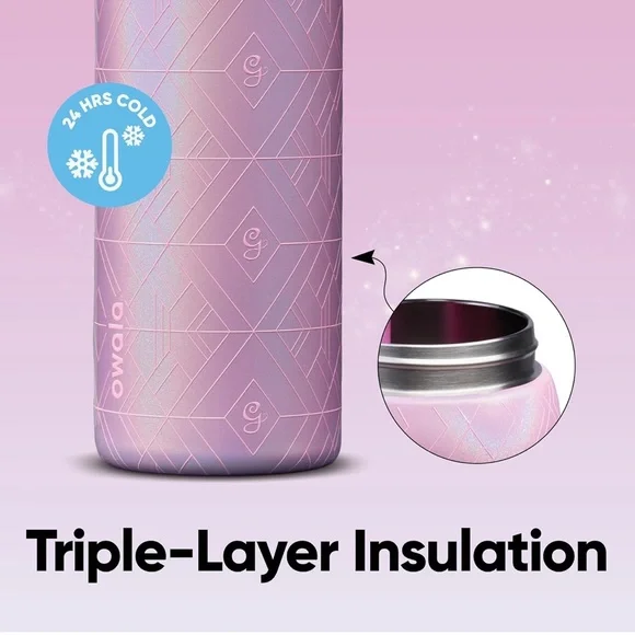 Wicked X Owala Glinda 32oz Free Sip Water Bottle NWT - Picture 7 of 12